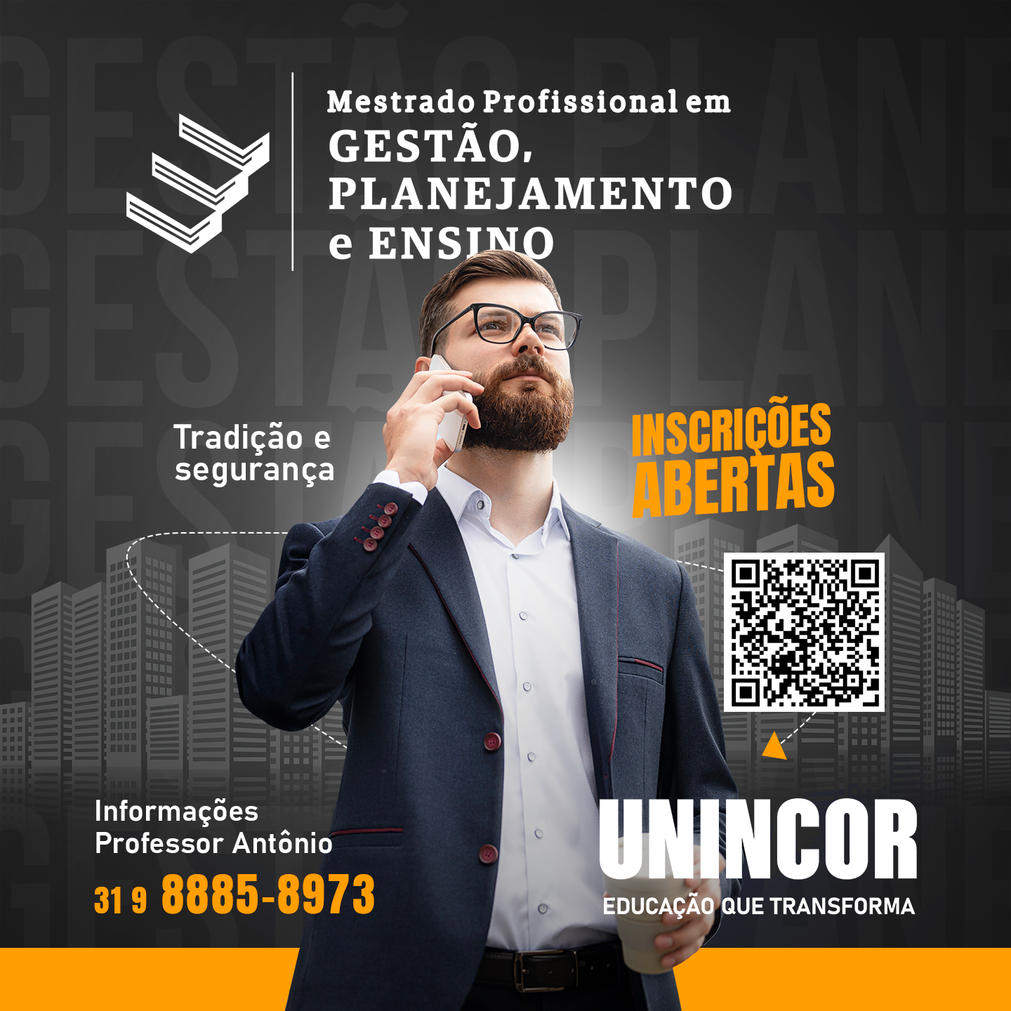 banner mestrado gestao inscreva se