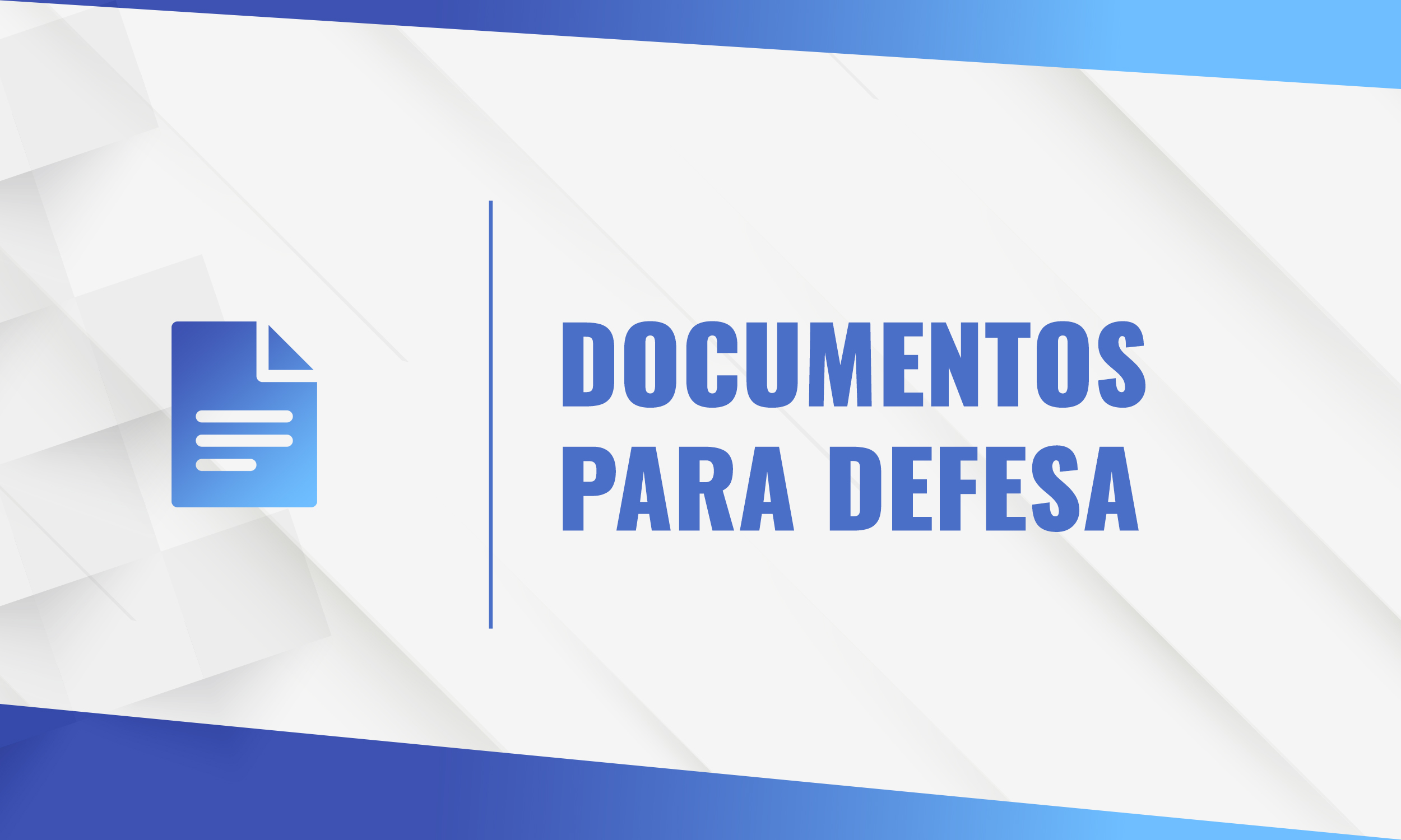 documentos para defesa
