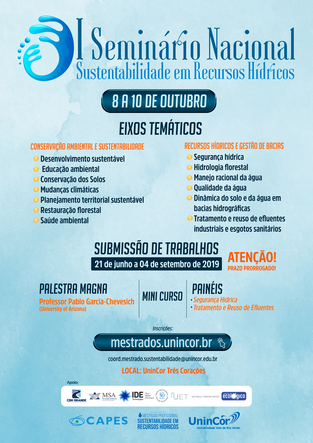 Cartaz I Seminario Nacional